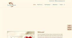 Desktop Screenshot of fivesistersranch.com